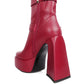Hot Cocoa High Platform Ankle Boots
