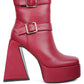 Hot Cocoa High Platform Ankle Boots