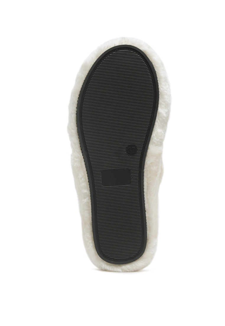 Smoothie Fur Slip-On Flats