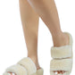 Smoothie Fur Slip-On Flats