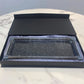 Three Canisters and Tray Gift Set, Black Crushed Diamond Glass