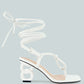 Cassino Strappy Lace Up Sandals