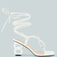 Cassino Strappy Lace Up Sandals