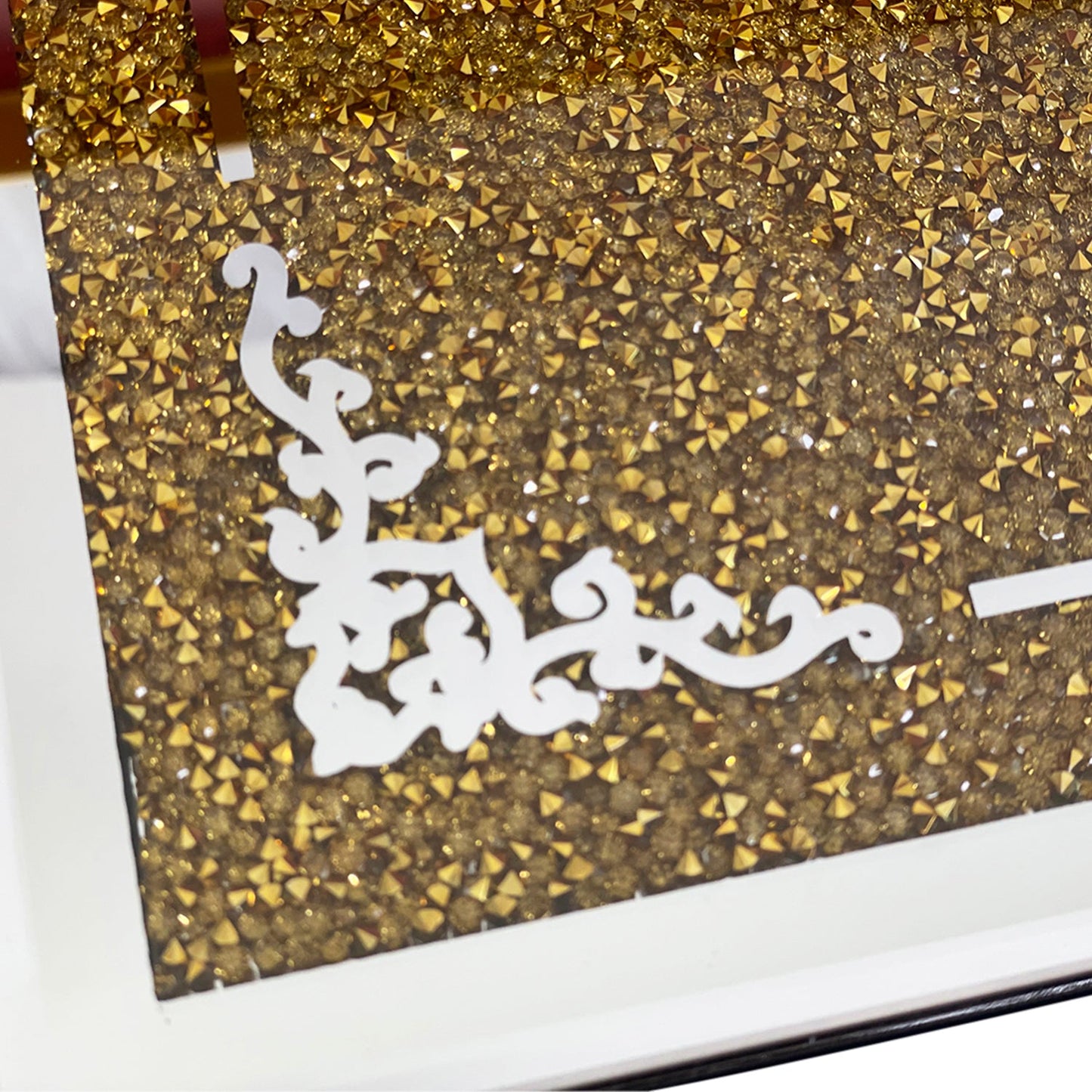 Gold Crushed Diamond Chopping Board in Gift Box