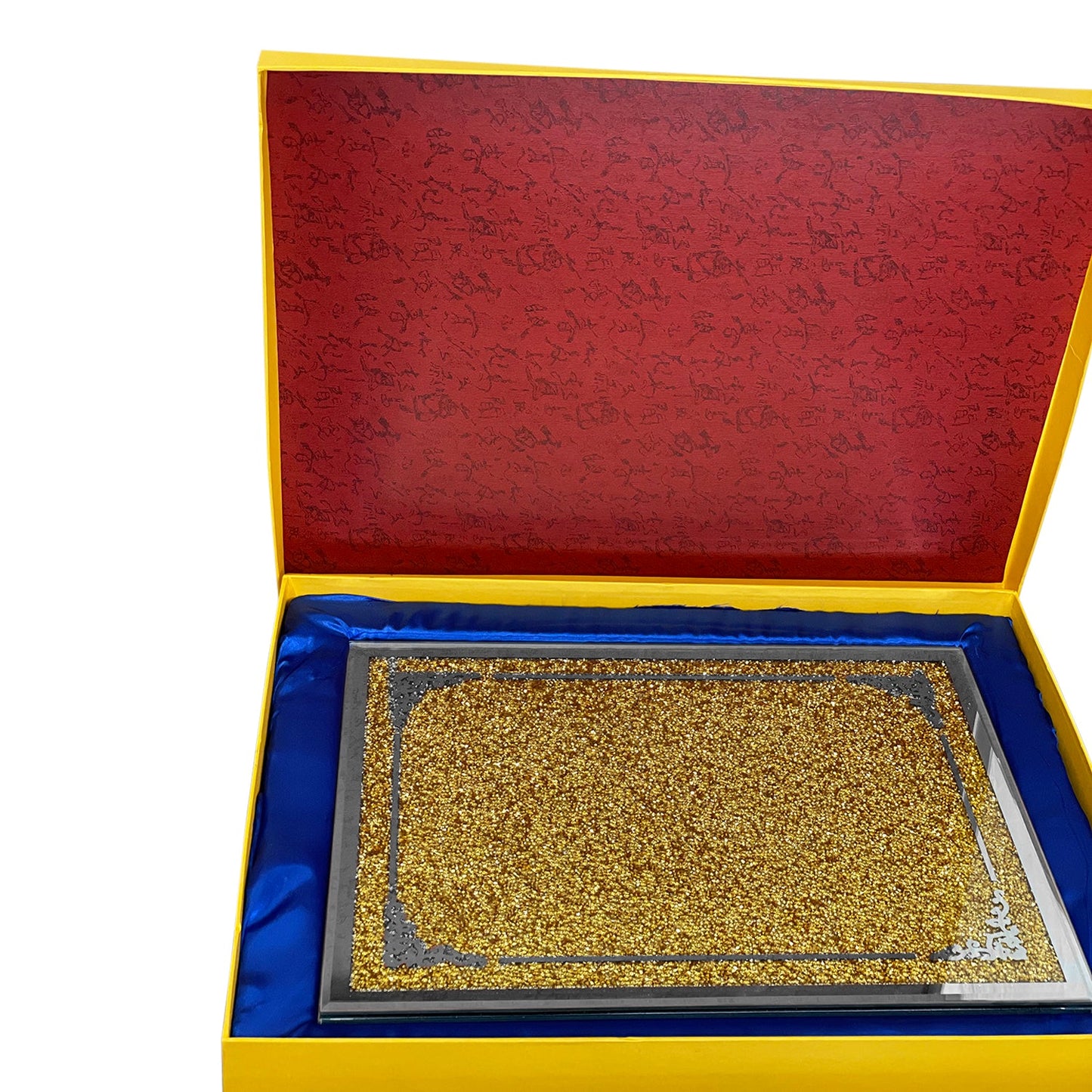 Gold Crushed Diamond Chopping Board in Gift Box