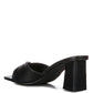 Cityscape Block Heel Slip-On Sandals