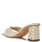 Cityscape Block Heel Slip-On Sandals