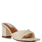 Cityscape Block Heel Slip-On Sandals