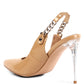 Coveted Stiletto Heeled Slingback Sandals
