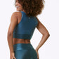 BLUE MAGIC CROPPED SPORTS BRA