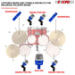 5Core Drum Mic Kit 7 Pcs Kick BassTom Snare Dynamic Microphone