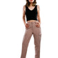 Casual High Waist Straight Pants