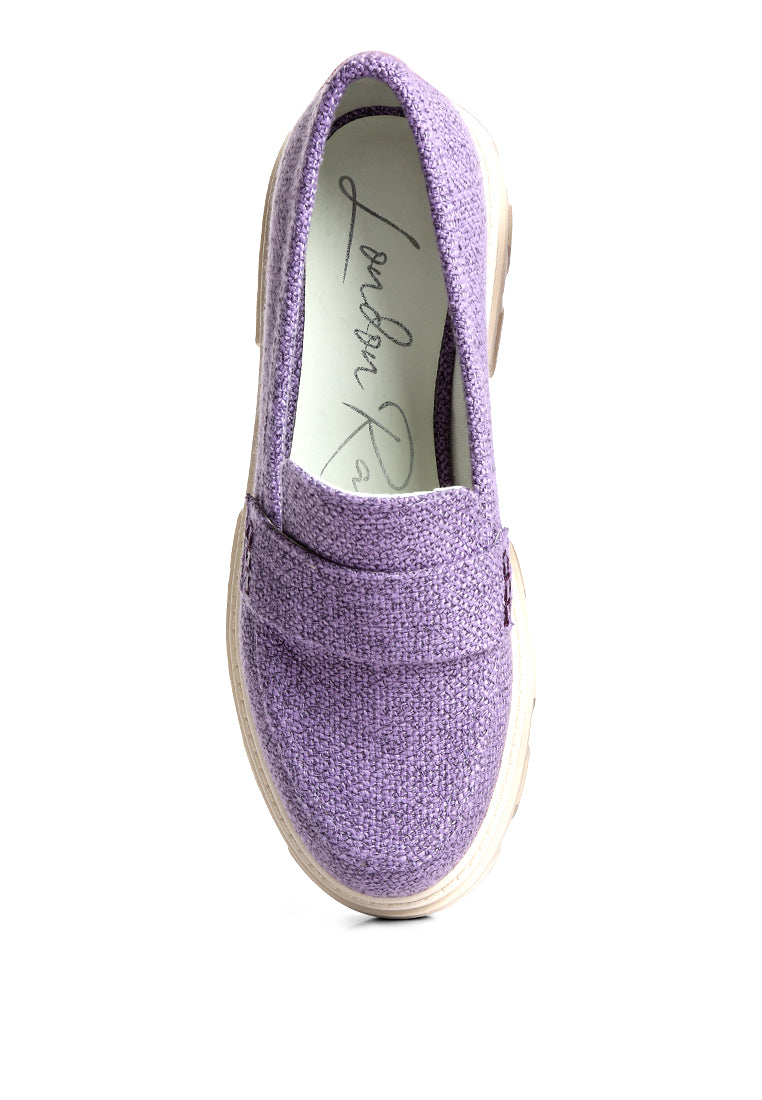 Amabel Chunky Lug Sole Loafers