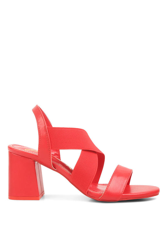 Comfortable Straps Block Heel Sandals