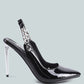 Coveted Stiletto Heeled Slingback Sandals