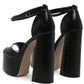 Alice Croc Platform Heeled Sandals