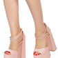 Alice Croc Platform Heeled Sandals