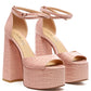 Alice Croc Platform Heeled Sandals