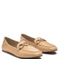 Wibele Croc Textured Metal Show Detail Loafers