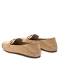 Wibele Croc Textured Metal Show Detail Loafers