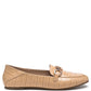 Wibele Croc Textured Metal Show Detail Loafers