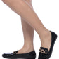Wibele Croc Textured Metal Show Detail Loafers