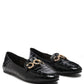 Wibele Croc Textured Metal Show Detail Loafers