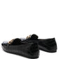 Wibele Croc Textured Metal Show Detail Loafers