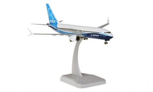 Hogan HG11267G Boeing House 737max8 with Stand & Gears Scale 1-200 Air