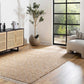 Lonut Checkered Jute Area Rug