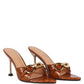 Drippin Hot Croc Patent Faux Leather Sandals