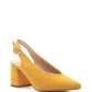 Dalia Solid Pointed Heeled Slingback Sandals