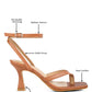Celty Ankle Strap Spool Heel Sandals