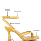 Celty Ankle Strap Spool Heel Sandals