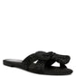 Fleurette Bow Flat Sandals