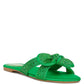 Fleurette Bow Flat Sandals
