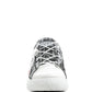 Men's Distressed Denim Lace-Up Casual Sneakers