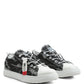 Men's Distressed Denim Lace-Up Casual Sneakers