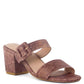 Doodle Animal Print Block Heel Sandals