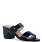 Doodle Animal Print Block Heel Sandals
