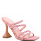 Face Me Studded Spool Heel Multi Strap Sandals