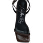 Fantasy Mid Heel Square Toe Sandals
