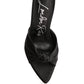 First Crush Satin Knot High Heeled Sandals
