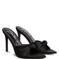 First Crush Satin Knot High Heeled Sandals