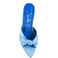 First Crush Satin Knot High Heeled Sandals