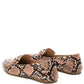 Wibele Croc Textured Metal Show Detail Loafers
