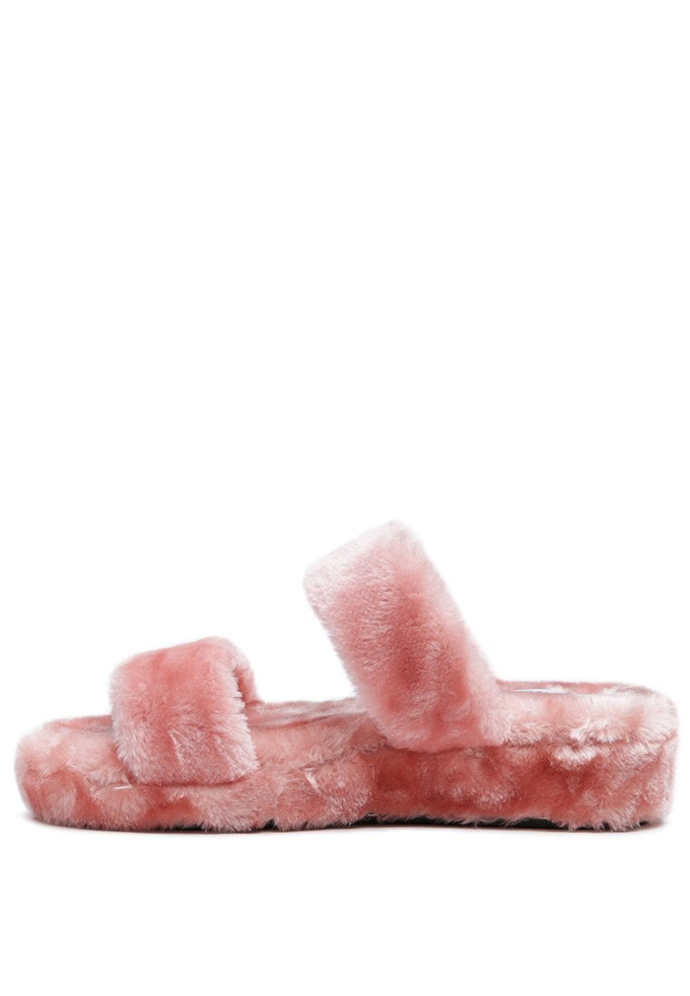 Smoothie Fur Slip-On Flats