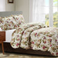 Jennifer 3 Piece Quilt Set - Green