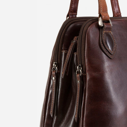 Compact Ladies Handbag, Tobacco - Walbiz.com