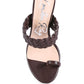 High Perks Woven Strap High Heels